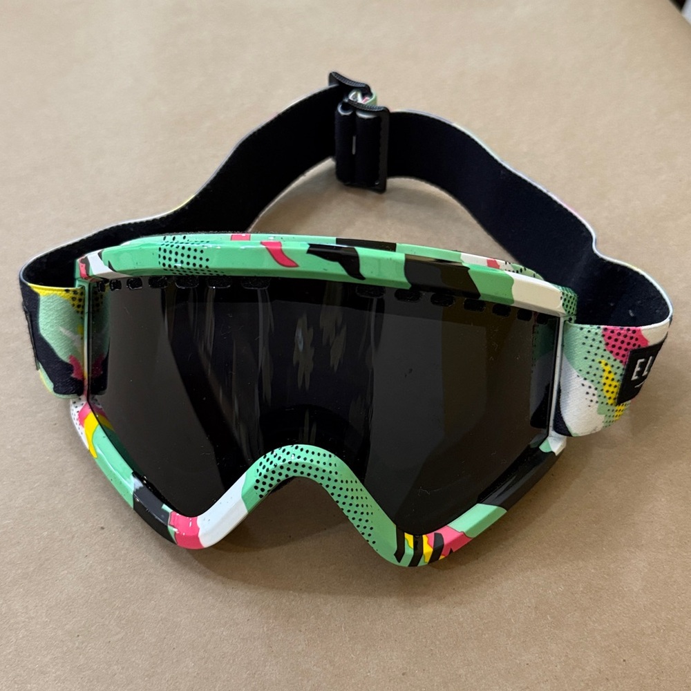 Electric Family Multicolor Goggles with Black Lens